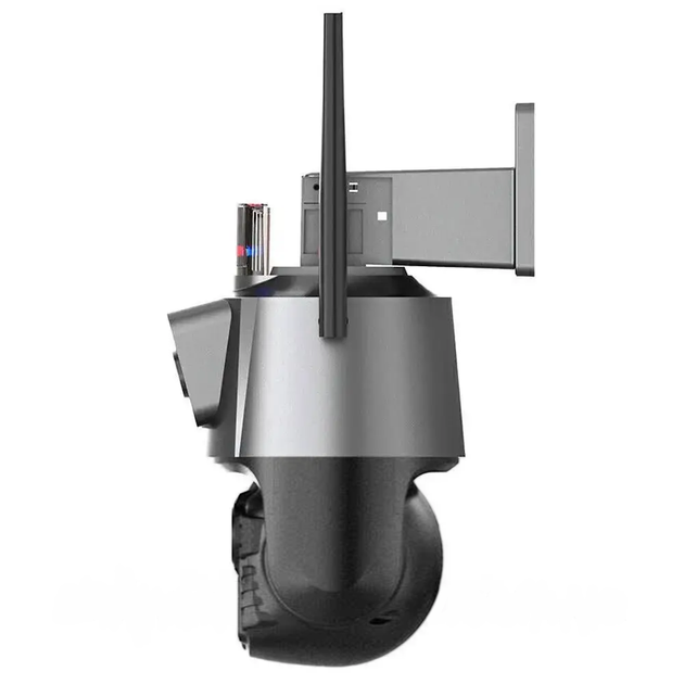 Поворотная уличная Wi-Fi камера видеонаблюдения V380-V21 8MP с сиреной и ночным видением 360° обзор - изображение 4