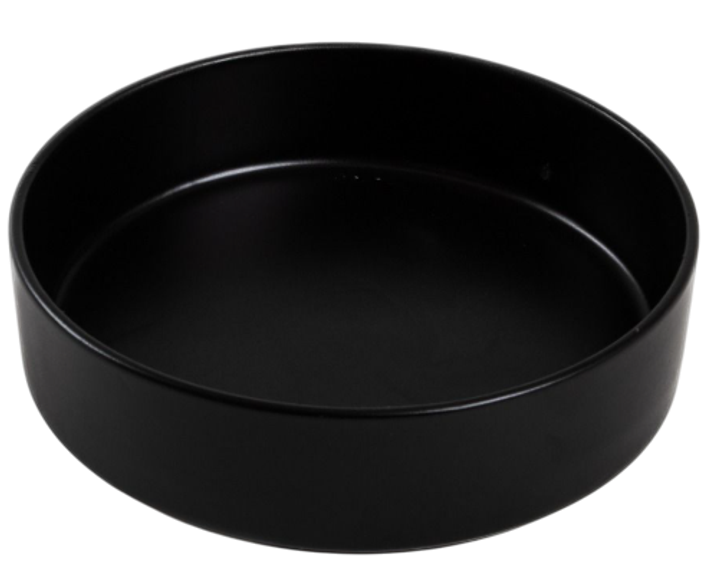 Миска для фруктів HOMLA Famelio салатна чорна 21 см (5906496725548) - зображення 1