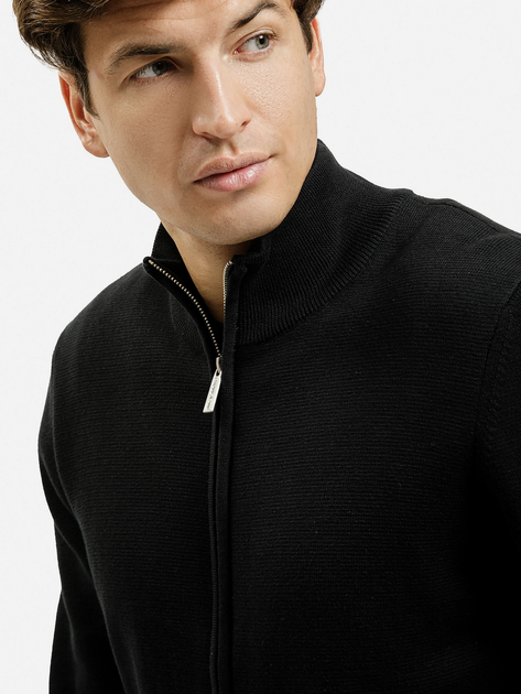 Кофта чоловіча Cross Jeans 34267-020 2XL Чорна (8697319808186) - зображення 4