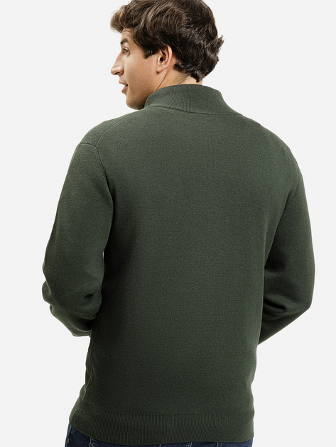 Кофта чоловіча Cross Jeans 34268-387 2XL Темно-зелена (8697319808285) - зображення 2