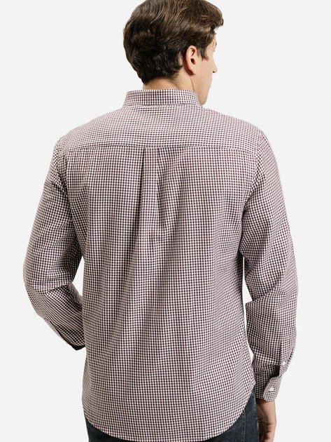 Koszula męska bawełniana w kratę Cross Jeans 35612-499 3XL Czerwona (8697319809299) - obraz 2