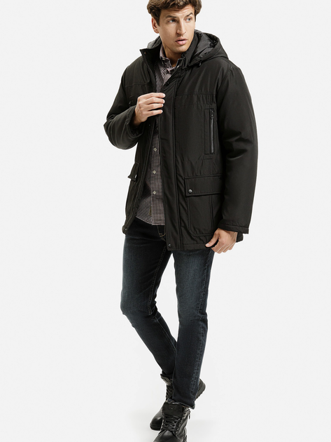 Koszula męska bawełniana w kratę Cross Jeans 35612-499 M Czerwona (8697319809305) - obraz 3