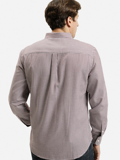 Сорочка бавовняна чоловіча Cross Jeans 35612-499 L Червона (8697319809312) - зображення 2