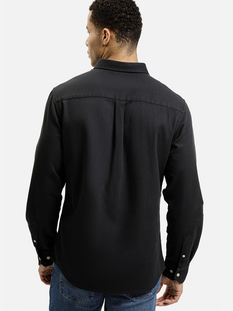 Сорочка бавовняна чоловіча Cross Jeans 35613-021 L Антрацит (8697319809367) - зображення 2