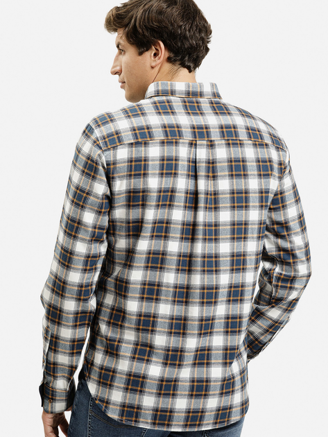 Сорочка бавовняна чоловіча Cross Jeans 35614-306 3XL Біла (8697319809398) - зображення 2