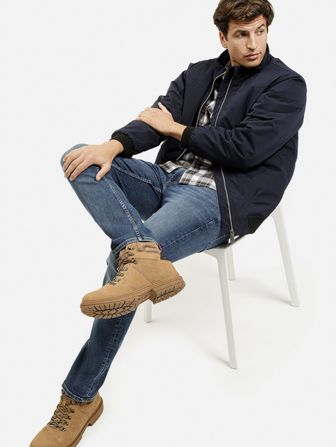 Сорочка бавовняна чоловіча Cross Jeans 35614-306 L Біла (8697319809411) - зображення 3