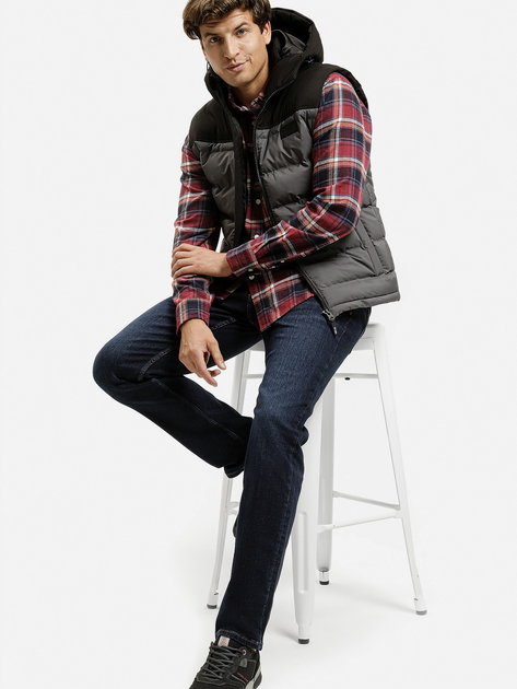 Сорочка бавовняна чоловіча Cross Jeans 35618-007 2XL Червона (8697319809626) - зображення 3