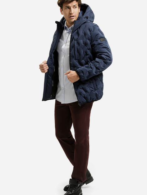 Koszula męska bawełniana Cross Jeans 35624-283 M Błękitna (8697319810356) - obraz 3