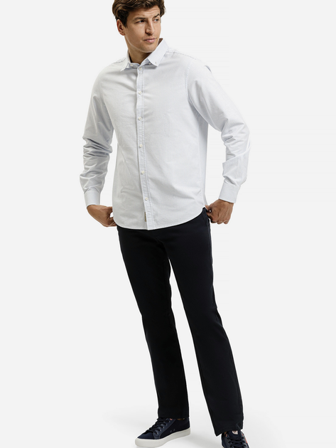 Сорочка бавовняна чоловіча Cross Jeans 35625-071 XL Блакитна (8697319810424) - зображення 3