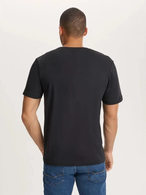 T-shirt męski bawełniany Cross Jeans 16124-020 S Czarny (8697319808551) - obraz 2