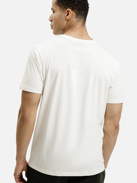 Футболка бавовняна довга чоловіча Cross Jeans 16127-252 2XL Біла (8697319806342) - зображення 2