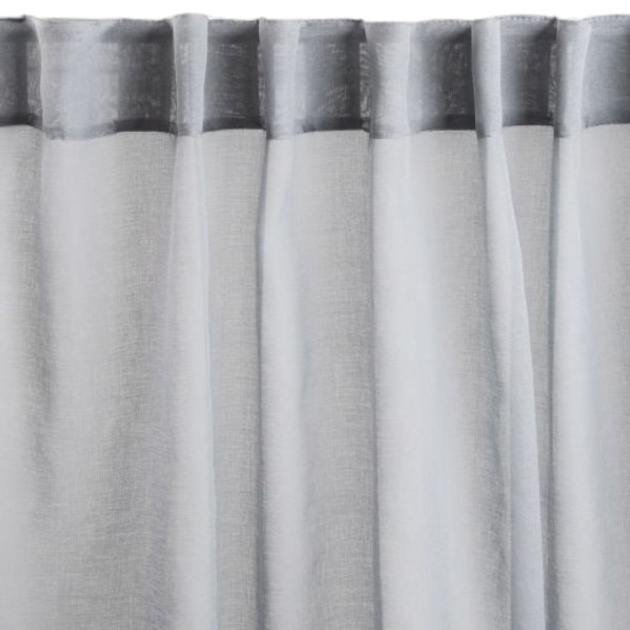 Фіранка Homla Adi з помпонами Сіра 140 x 250 см (5906496745683) - зображення 1