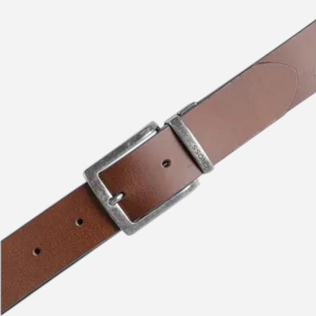 Pasek męski skórzany Cross Jeans 0446K-025 110 cm Brązowy (8699438968390) - obraz 4