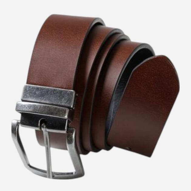 Ремінь чоловічий з натруальної шкіри Cross Jeans 0446K-025 95 см Коричневий (8699438968420) - зображення 2