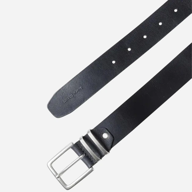 Pasek męski skórzany Cross Jeans 0567K-020 110 cm Czarny (8697319769364) - obraz 3