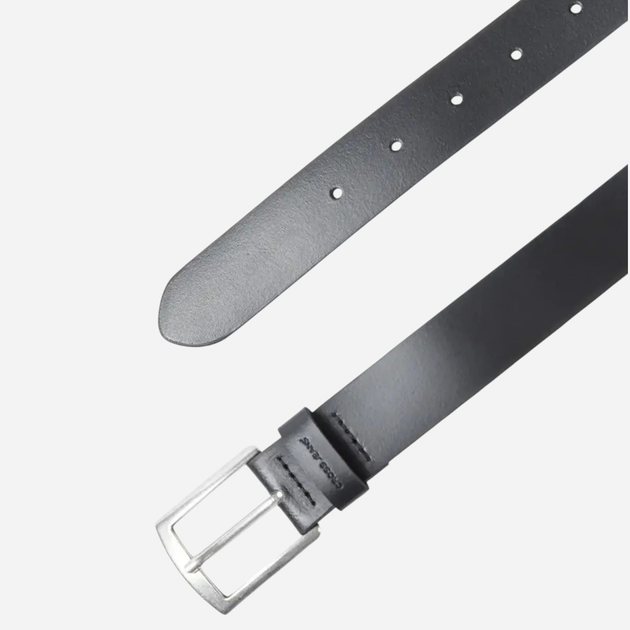 Ремінь чоловічий з натруальної шкіри Cross Jeans 0568K-020 105 см Чорний (8697319769418) - зображення 2