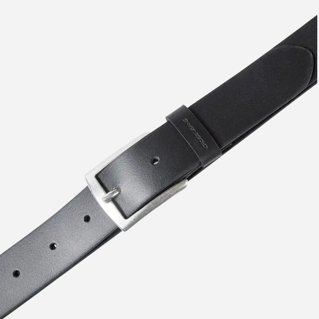 Ремінь чоловічий з натруальної шкіри Cross Jeans 0568K-020 105 см Чорний (8697319769418) - зображення 3