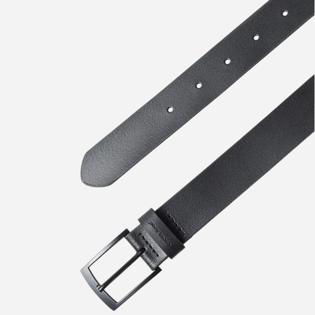 Ремінь чоловічий з натруальної шкіри Cross Jeans 0569K-020 95 см Чорний (8697319769456) - зображення 2