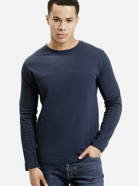 Лонгслів чоловічий Cross Jeans 16034-001 M Темно-синій (8697319806748) - зображення 1