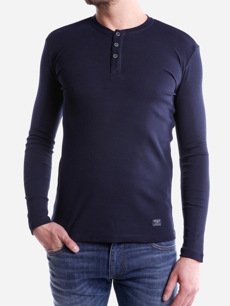 Longsleeve męski Cross Jeans 15129-001 M Granatowy (8699438630914) - obraz 3