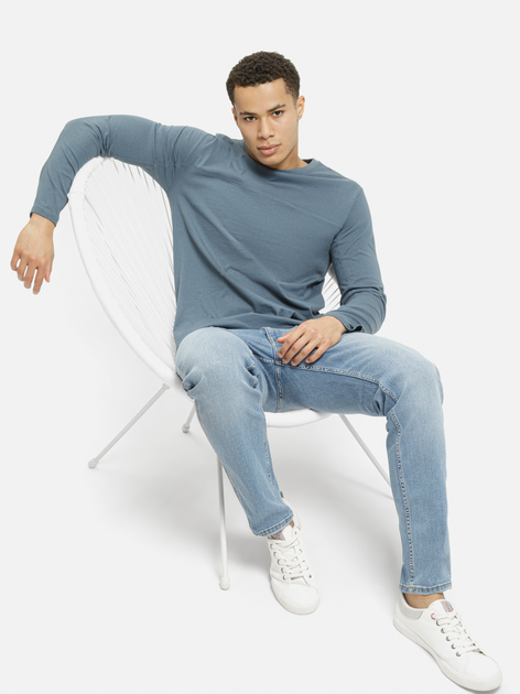 Longsleeve męski Cross Jeans 16034-462 L Niebieski (8697319806700) - obraz 3