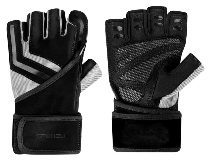 Rękawiczki treningowe Spokey na siłownię do ćwiczeń fitness BOLSTER M 943720 (5905339437204) - obraz 1