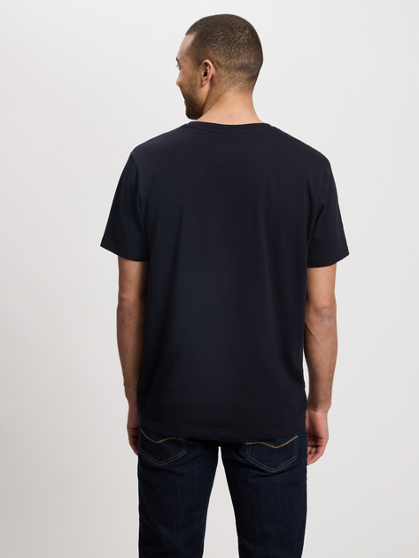 T-shirt męski bawełniany Cross Jeans 16119-310 M Granatowy (8697319806076) - obraz 2