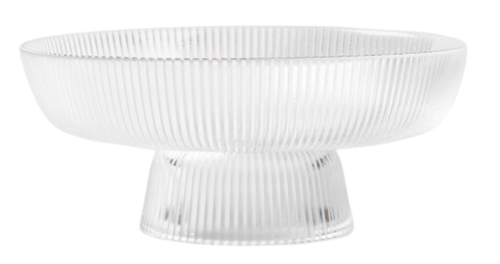 Misa Homla Lynn ryflowana ze złotym rantem 26 x 12 cm (5906496746109) - obraz 1