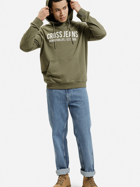 Koszulka polo męska Cross Jeans 16145-462 XL Niebieska (8697319807042) - obraz 3