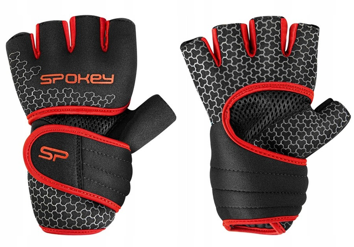 Rękawiczki treningowe Spokey na siłownię do ćwiczeń fitness LAVA M 928974 (5902693289746) - obraz 2