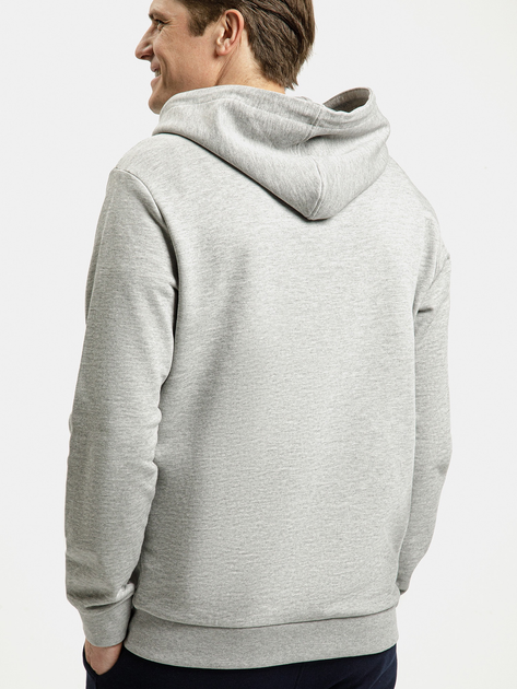 Bluza męska rozpinana streetwear z kapturem Cross Jeans 25503-004 L Szara (8697319721195) - obraz 2