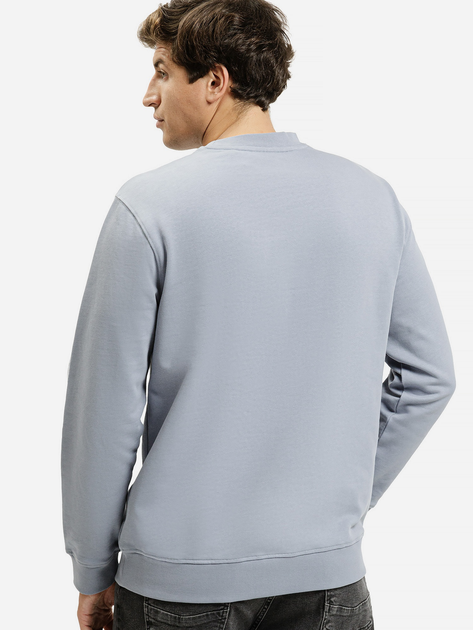 Bluza bez kaptura męska Cross Jeans 25507-005 S Jasnoszara (8697319807196) - obraz 2