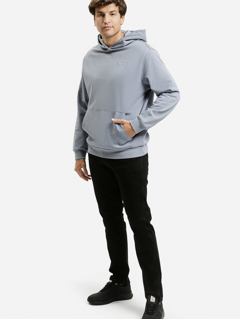 Худі чоловіче Cross Jeans 25508-005 M Светло-сіре (8697319807318) - зображення 3