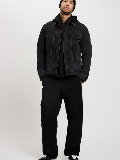 Худі чоловіче Cross Jeans 25508-020 S Чорне (8697319807240) - зображення 3