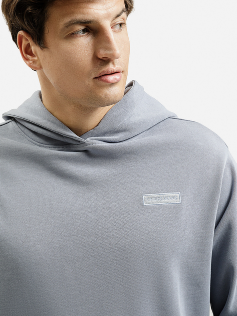 Худі чоловіче Cross Jeans 25508-005 XL Светло-сіре (8697319807332) - зображення 4