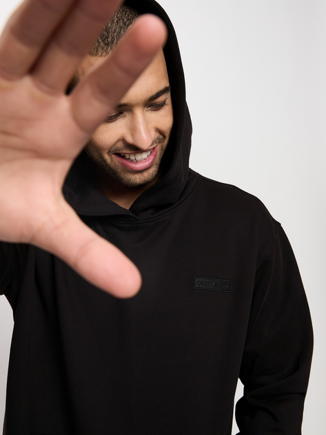 Худі чоловіче Cross Jeans 25508-020 M Чорне (8697319807257) - зображення 5