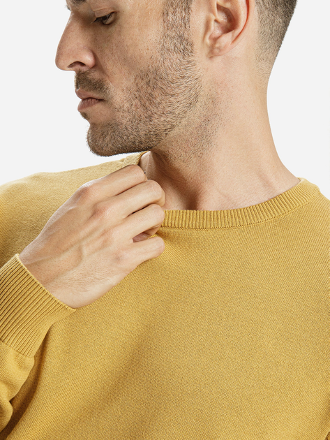 Джемпер чоловічий Cross Jeans 34228-026 L Жовтий (8697319196115) - зображення 4