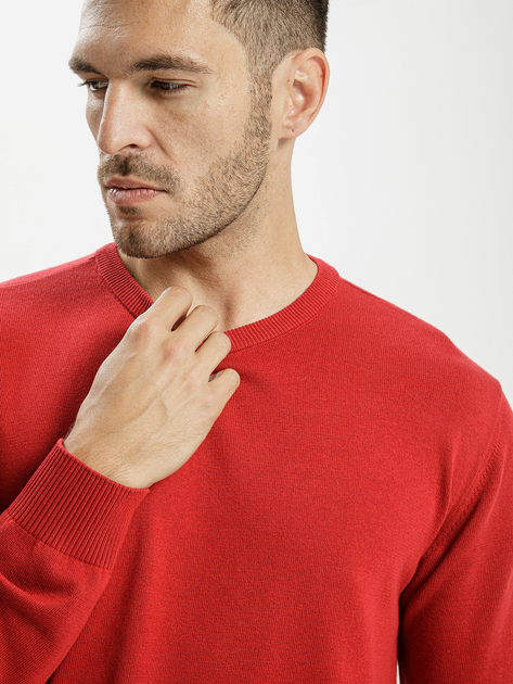 Джемпер чоловічий Cross Jeans 34228-529 2XL Червоний (8697319062359) - зображення 4