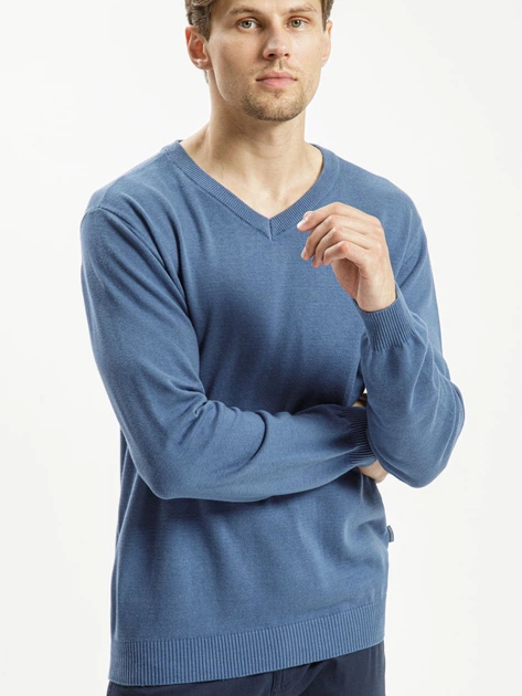 Pulower męski Cross Jeans 34229-005 XL Niebieski (8697319196283) - obraz 1