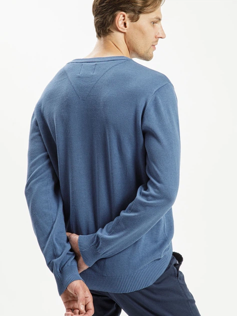 Pulower męski Cross Jeans 34229-005 2XL Niebieski (8697319196276) - obraz 2