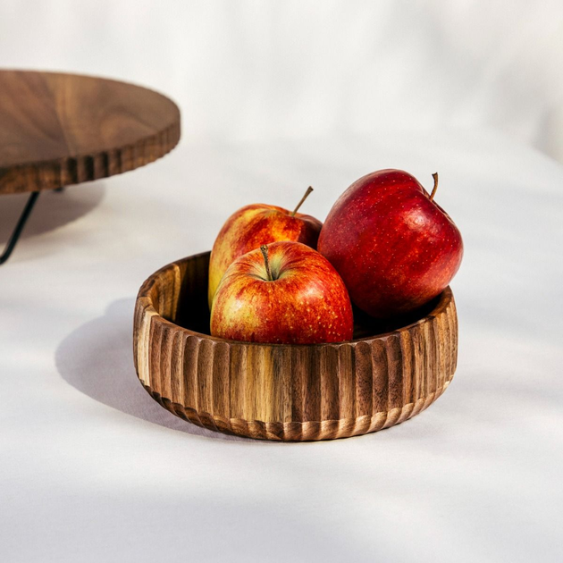 Misa na owoce HOMLA Rillet ryflowana 19 x 6 cm (5906496742927) - obraz 2