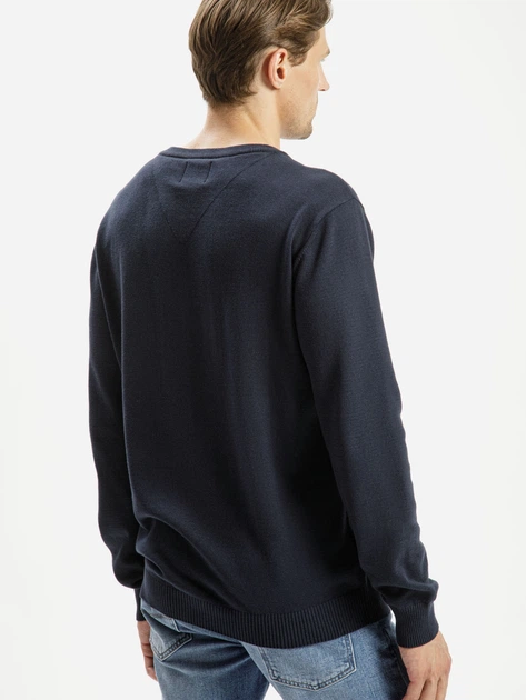 Пуловер чоловічий Cross Jeans 34229-001 3XL Темно-синій (8697319062496) - зображення 2