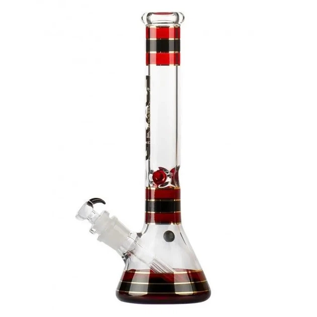 Бонг Grace Glass Striped Series Red Грейс Глас полосатый красно-черный 42 см кикер шипы для льда боросиликат - Фото 4 Бонг Grace Glass Striped Series Red Грейс Глас полосатый красно-черный 42 см кикер шипы для льда боросиликат - изображение 4