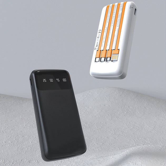 УМБ Dudao K6Pro 10000 mAh 15W Black (6977196682058) - зображення 5