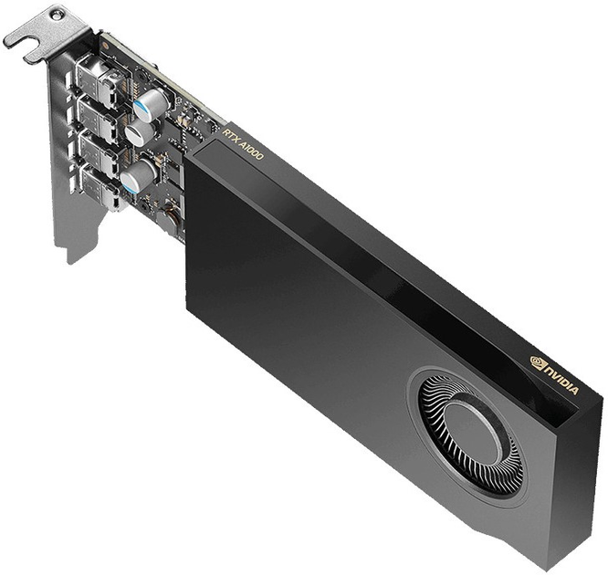 Відеокарта NVIDIA PCI-Ex NVIDIA RTX A1000 8GB GDDR6 (128 bit) (1462/12000) (4 x miniDisplayPort) (900-5G172-2280-000) - зображення 3