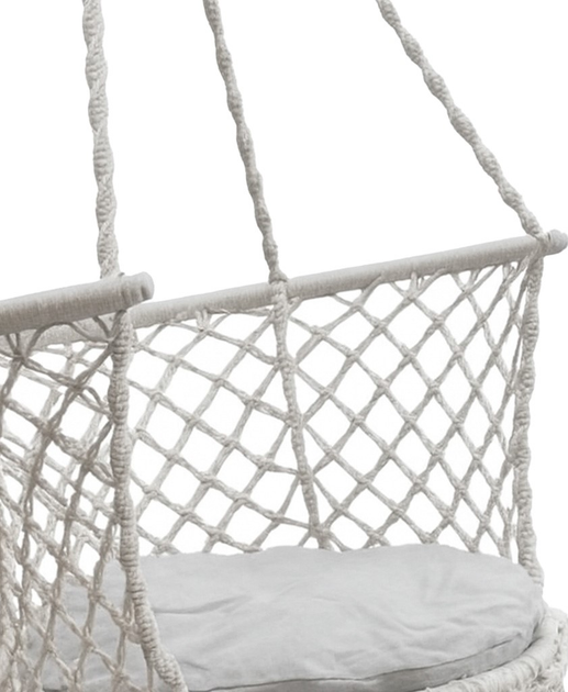 Huśtawka ogrodowa wisząca z oparciem Ikonka - obraz 2