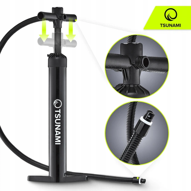 Насос для SUP-доски TSUNAMI Double-action Black (P-5907739316448) - изображение 5