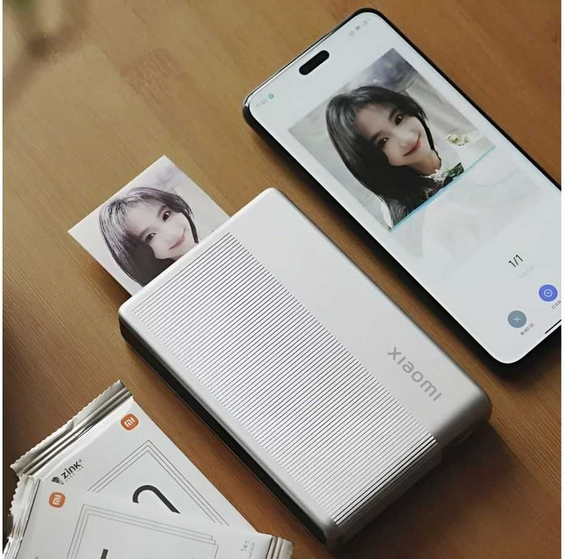Drukarka fotograficzna Xiaomi Mi Portable Photo Printer 1S (BHR9974GL) - obraz 6