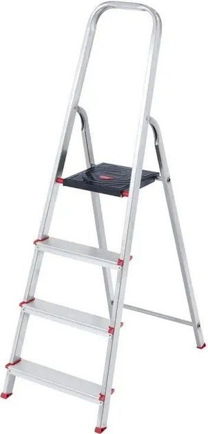 Домашня драбина Haushalt 4 сходинки (3871880001558) - зображення 1