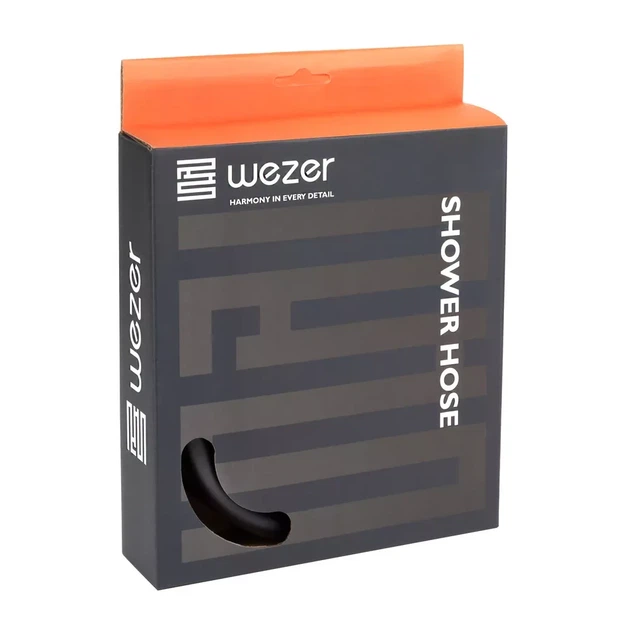Душовий шланг WEZER WKR-015-150B, 150 см, чорний - изображение 2